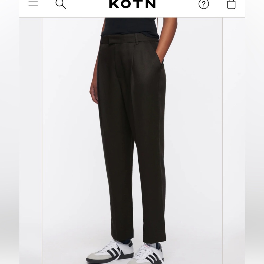 High-waisted Port Trouser